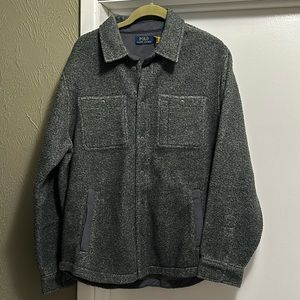 Mens Polo Ralph Lauren Sherpa Brushed Fleece Jacket